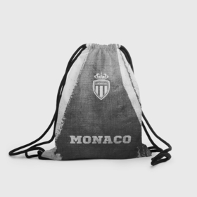 Рюкзак-мешок 3D с принтом Monaco   grey gradient по центру в Петрозаводске, 100% полиэстер | плотность ткани — 200 г/м2, размер — 35 х 45 см; лямки — толстые шнурки, застежка на шнуровке, без карманов и подкладки | 