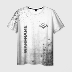 Мужская футболка 3D с принтом Warframe   white gradient вертикально в городе Новоалтайск, 100% полиэфир | прямой крой, круглый вырез горловины, длина до линии бедер | Тематика изображения на принте: 