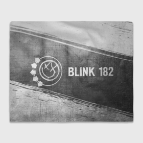 Плед 3D с принтом Blink 182   grey gradient по горизонтали в Ухте, 100% полиэстер | закругленные углы, все края обработаны. Ткань не мнется и не растягивается | 