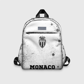Детский рюкзак 3D с принтом Monaco   white gradient по центру в Петрозаводске, 100% полиэстер | лямки с регулируемой длиной, сверху петелька, чтобы рюкзак можно было повесить на вешалку. Основное отделение закрывается на молнию, как и внешний карман. Внутри дополнительный карман. По бокам два дополнительных кармашка | 