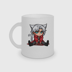Кружка матовая стеклянная с принтом Chibi Dante   Devil May Cry в Ухте,  |  | Тематика изображения на принте: 