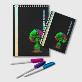 Блокнот с принтом Тетрадь мудрости в Ухте, 100% бумага | 48 листов, плотность листов — 60 г/м2, плотность картонной обложки — 250 г/м2. Листы скреплены удобной пружинной спиралью. Цвет линий — светло-серый
 | 