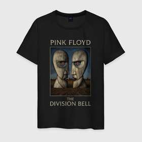 Мужская футболка хлопок с принтом Pink Floyd The Division Bell I в Архангельске, 100% хлопок | прямой крой, круглый вырез горловины, длина до линии бедер, слегка спущенное плечо. | Тематика изображения на принте: 