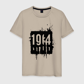 Мужская футболка хлопок с принтом 1964 граффити стиль в городе Новоалтайск, 100% хлопок | прямой крой, круглый вырез горловины, длина до линии бедер, слегка спущенное плечо. | 
