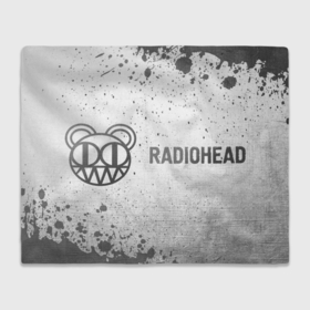 Плед 3D с принтом Radiohead   white gradient по горизонтали в городе Новоалтайск, 100% полиэстер | закругленные углы, все края обработаны. Ткань не мнется и не растягивается | 